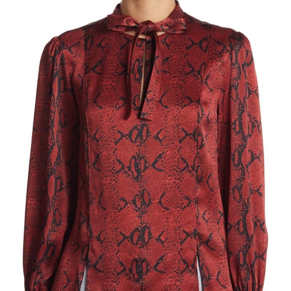 Jason Wu Tie Neck Silk Blouse